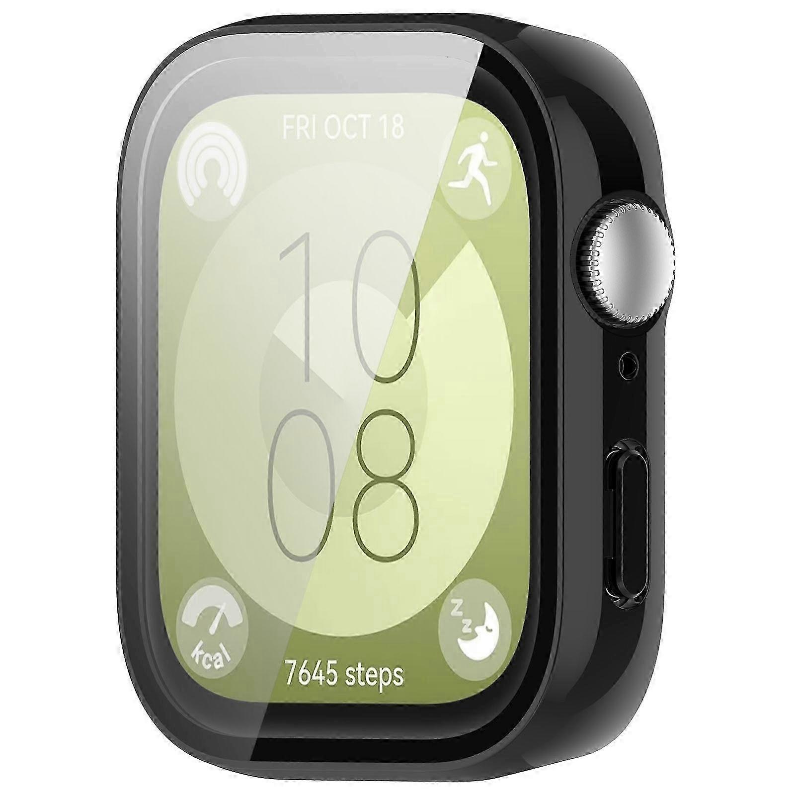 2025 PC +強化フィルム統合時計保護ケース(Huawei Watch Fit 3用)