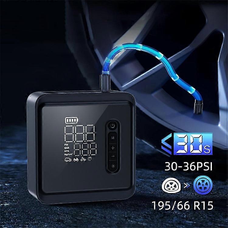 NW05-P Cordless Car Air Pump Inflator Multifunctional Digital Display Tyre Inflator with LED Light