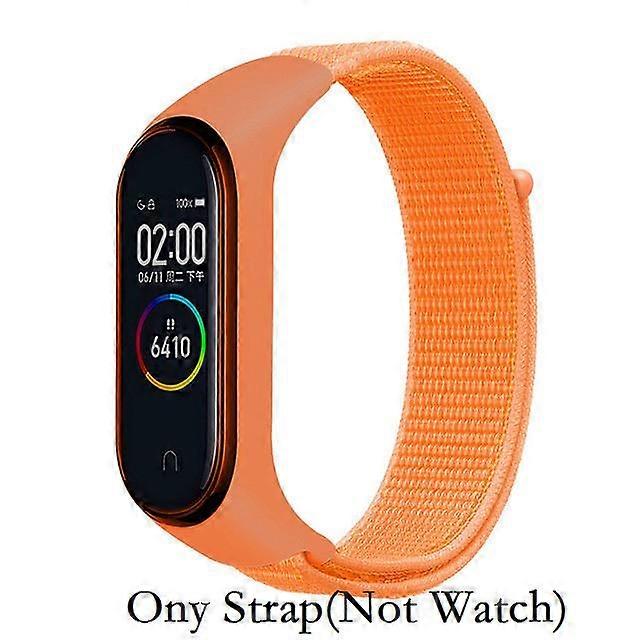 For Mi Band 5 6 7 Colorful Soft Nylon Strap For Xiaomi MI Band 5 NFC Strap Smart Bracelet Replacement