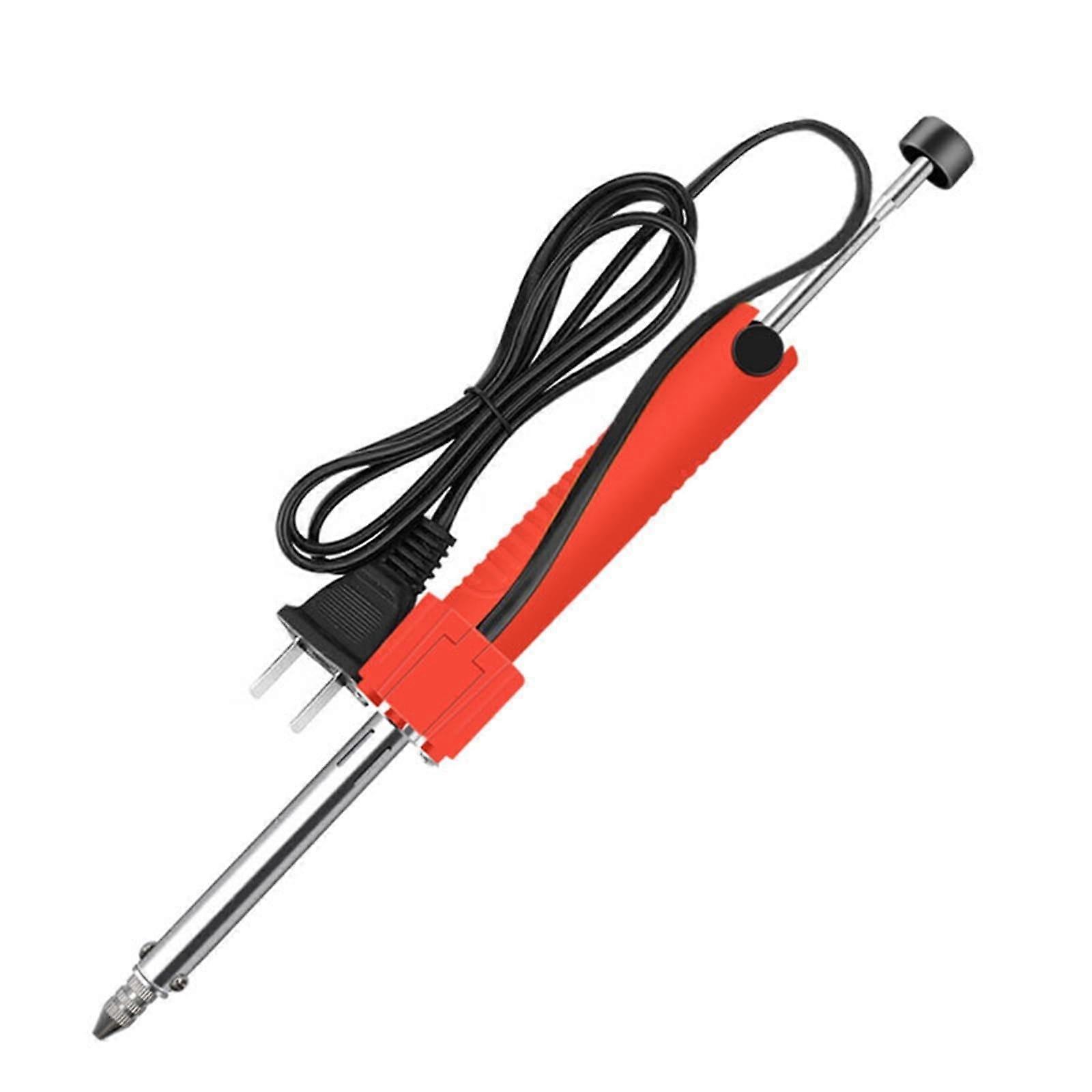 Desoldering & Soldering Combo Kit VqM434 - Powerful Heat Activated Desoldering Tool & Automatic Pen, 28 cm Red