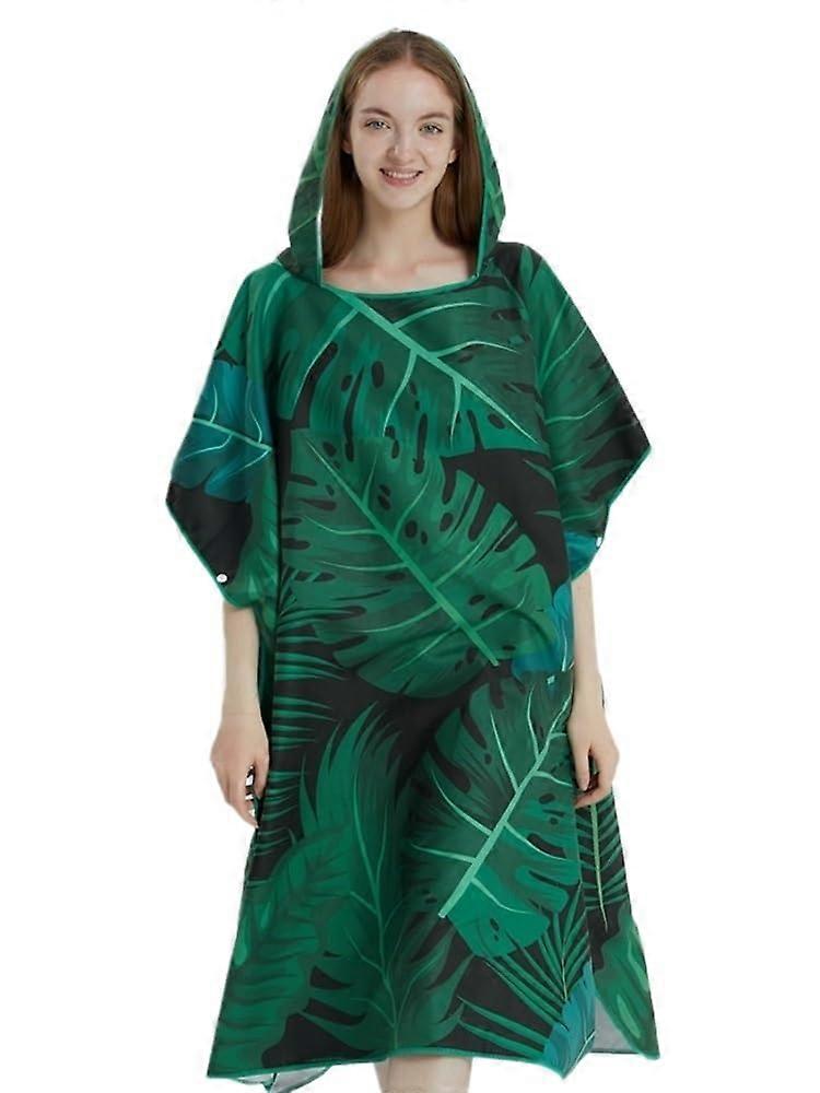 Badeponcho, towel poncho Surf ponchos, towel ponchos, quickdrying towel, beach coat, changing ponchos, swimming towel, beach ponchos for adults green