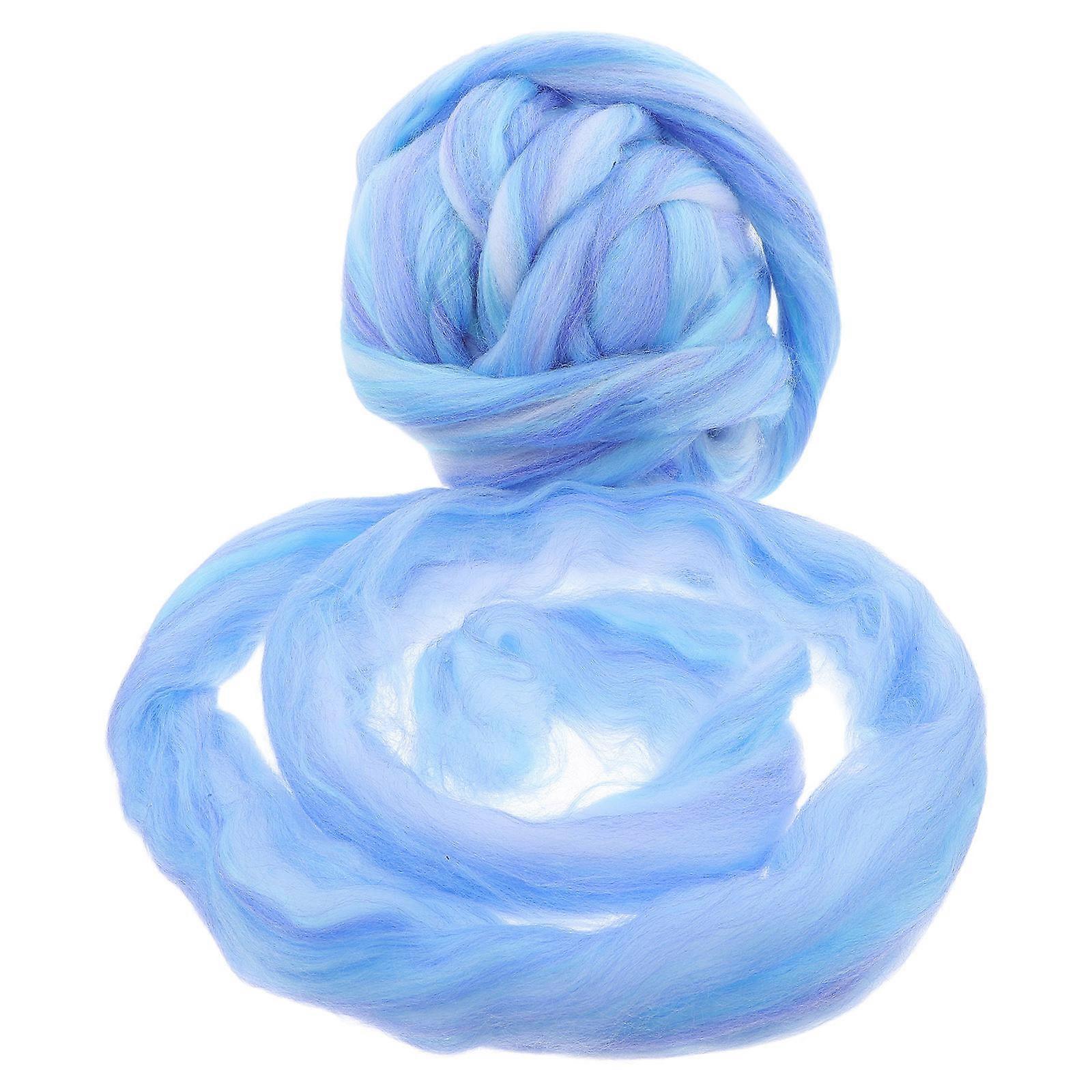 Roving For Dryer Ball Making Vibrant Colors Soft Cotton Material Ideal For Crafting Blanket Making Beginners 1Pack