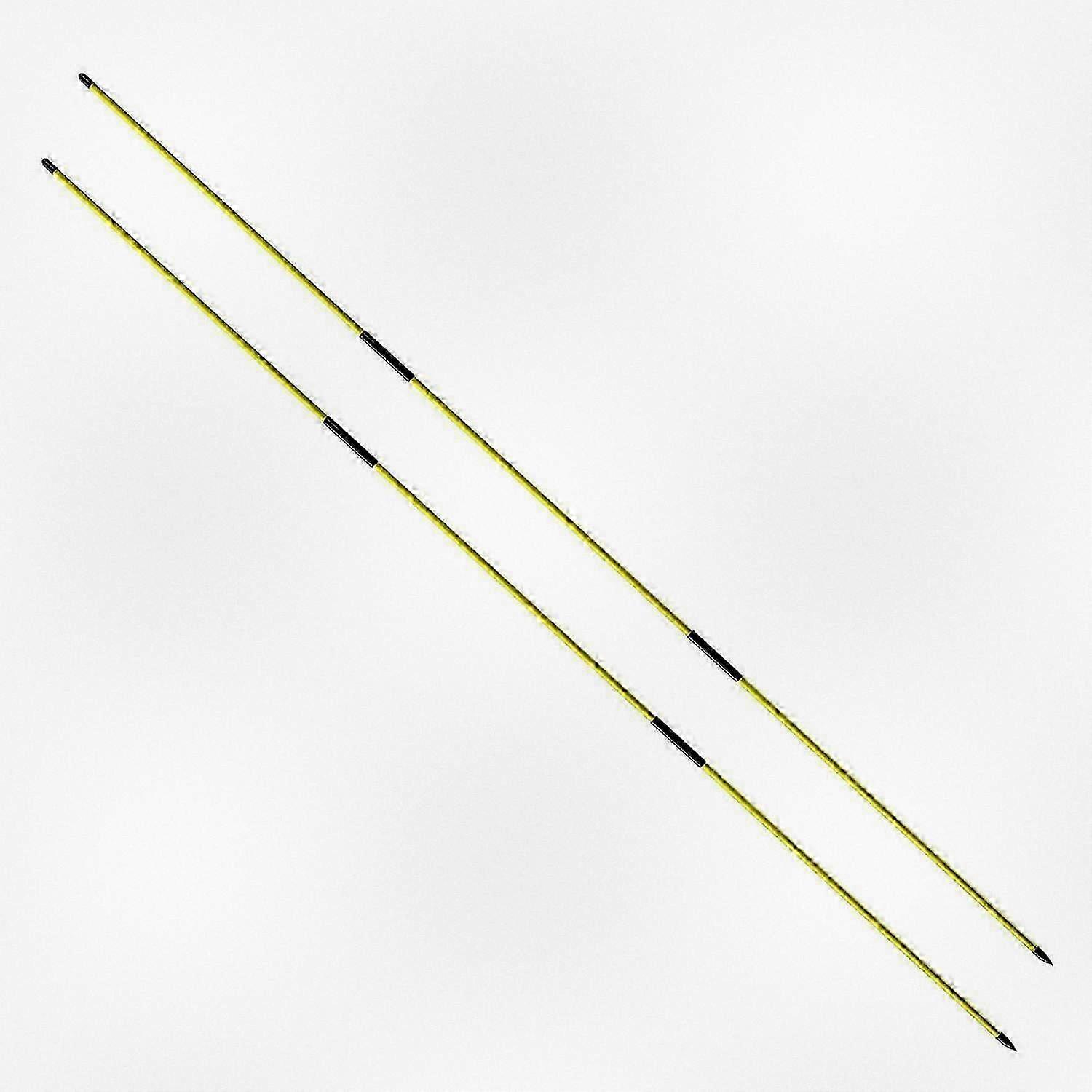 2-Pack Golf Alignment Sticks Training Aid, 48" Foldable 3-Section Golf Swing Trainer Practice Rods for Aiming & Swing Improvement