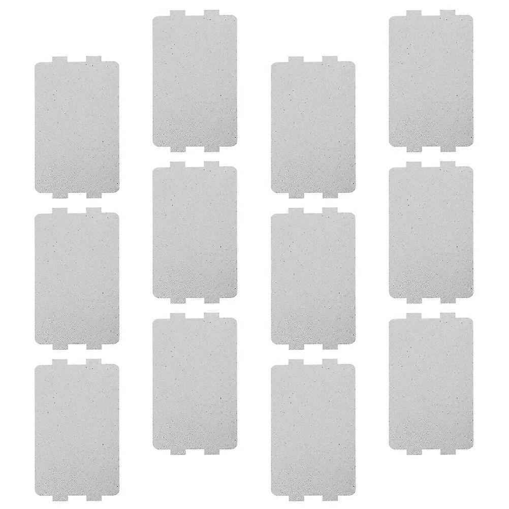 Microwave Mica Plates for Oven Use Grey Color High Temperature Resistance 12 Sheets