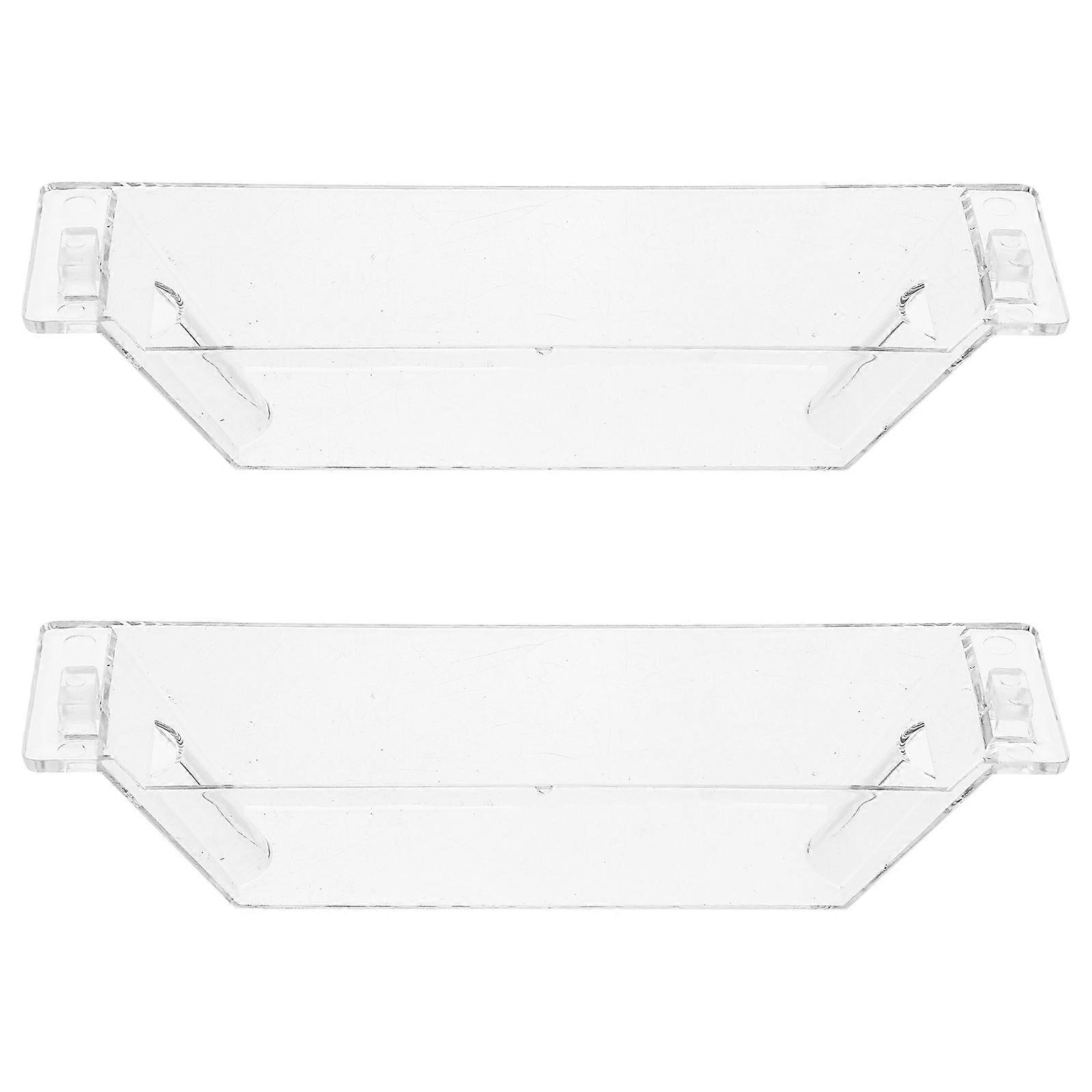 Range Hood Oil Cup Replacement Plastic Accessories For Cookers 2Pcs