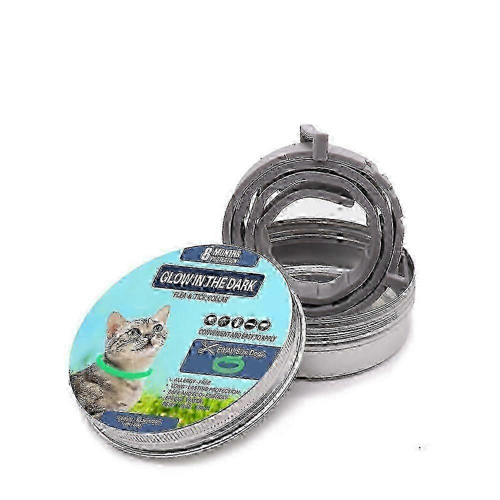 جديد 8 أشهر طوق الوقاية من البراغيث والقراد للقطط الكلب تسخير البعوض طوق طارد الحشرات البعوض طوق مضيئة