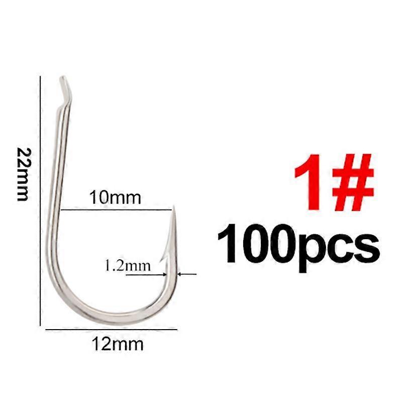 100pcs Fishing Hook SODE Barbed Fishhook Baitholder Fly Fishing Tackle AD Sharp Ringed Carp Hook GAC