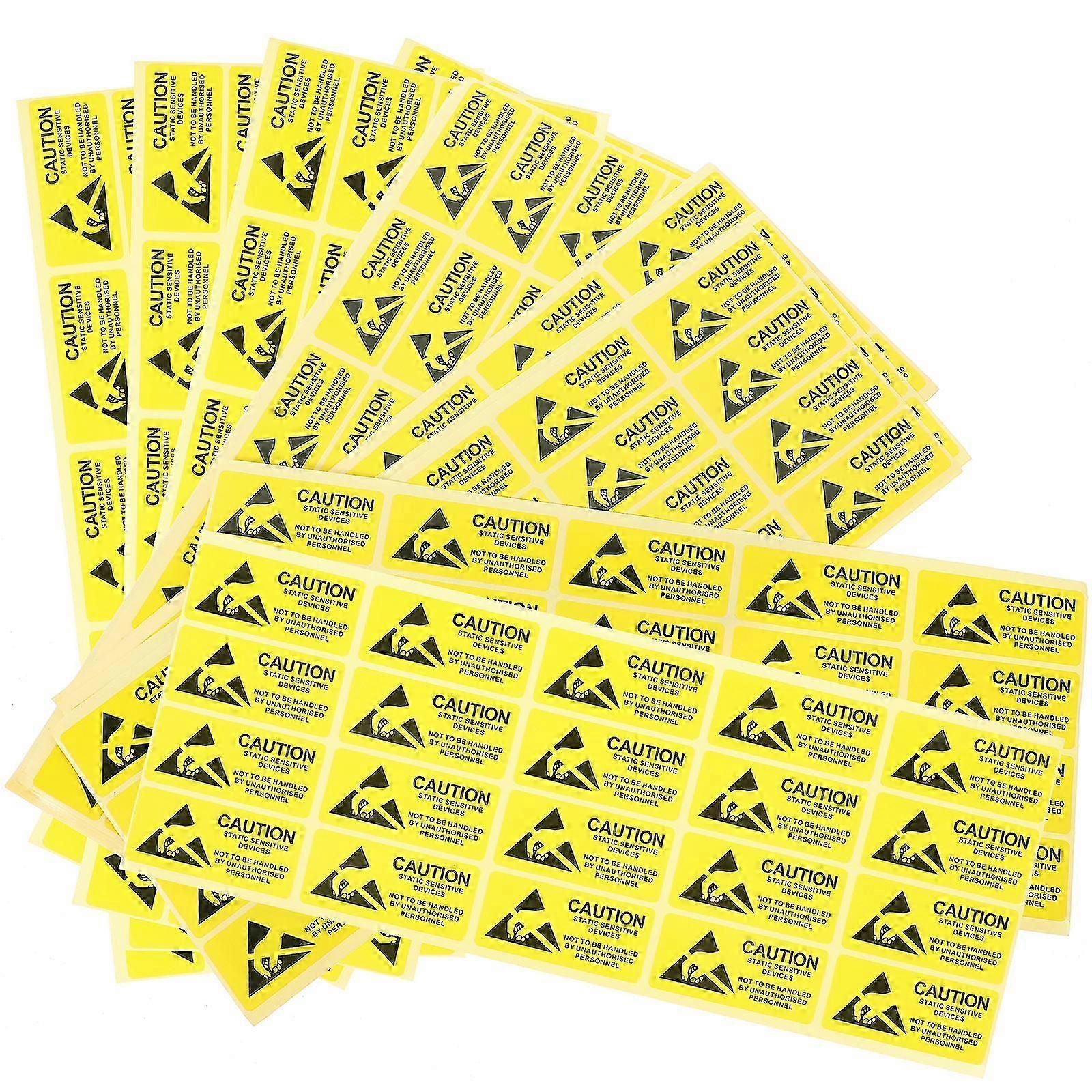 450 pcs Iaff Labels Warning Signs Static Warning Labels Anti-static ESD Labels