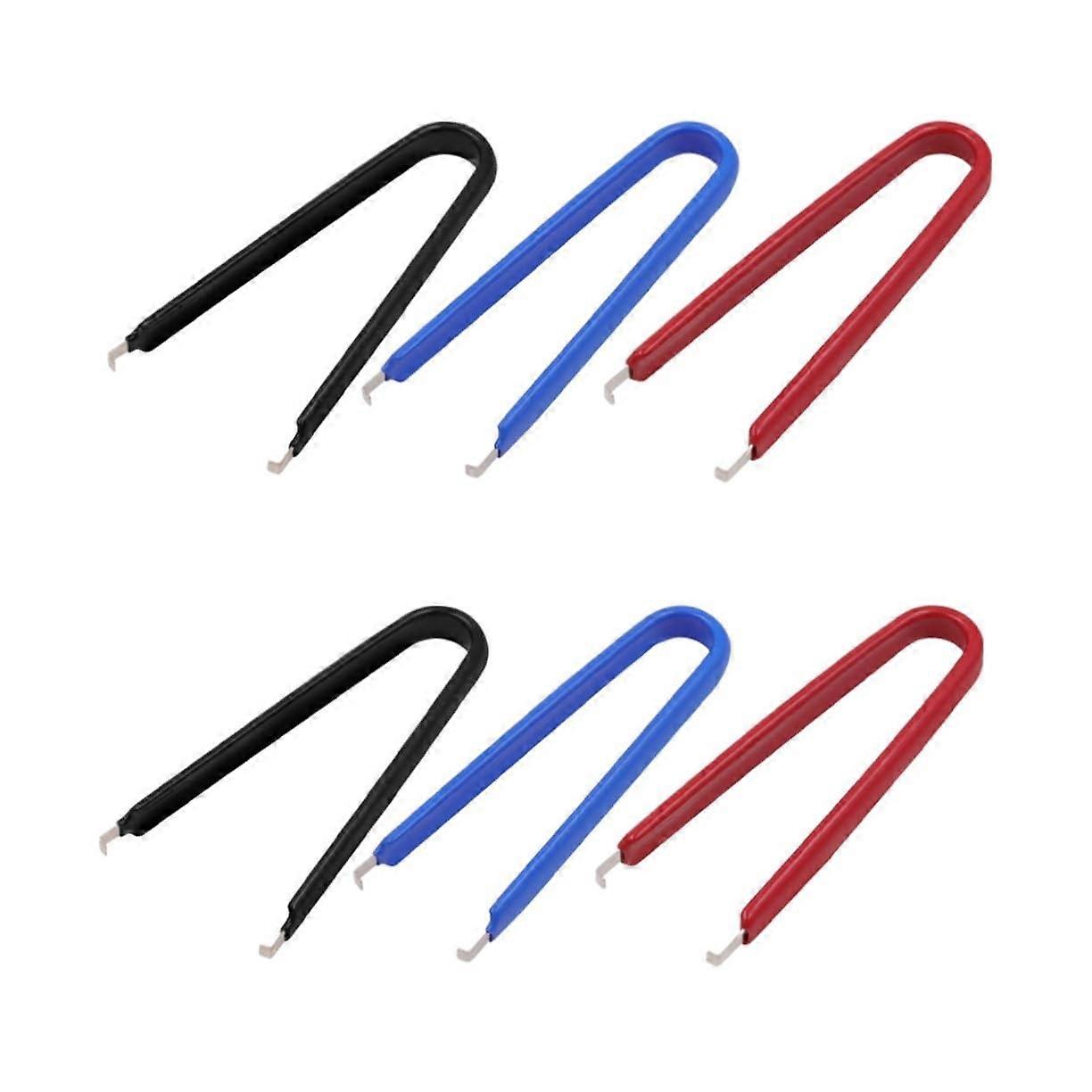 2 Sets IC Chip Gripper U-Shaped Component Picker, Non-Slip Handle for Electronic Repairs, 3 Piece Set