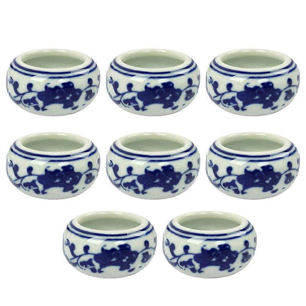 Watercolor Dish Students Multi-colored 4.3x4.3cm Calligraphy Practice 8Pcs