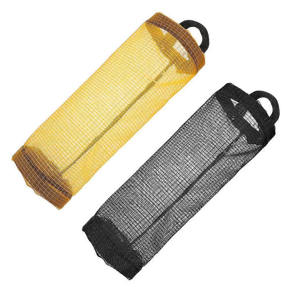 Hanging Storage Bag Dispenser for Plastic Bags Made of Polyester Assorted Color