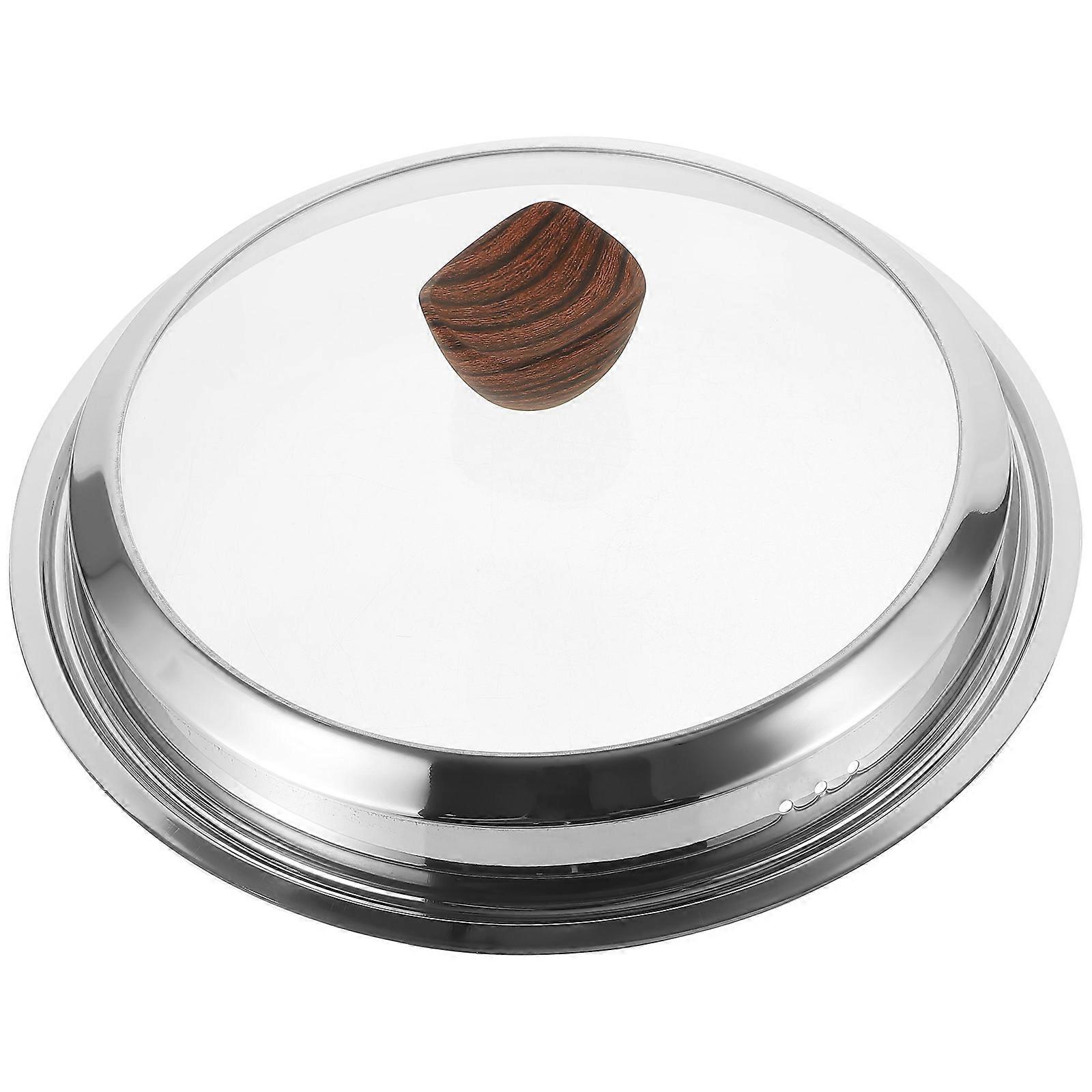 Glass Saucepan Lid Pot Glass Lid Hotel Use Glass Material With Prevent Overflow Visual Observation Of Food 1Pcs