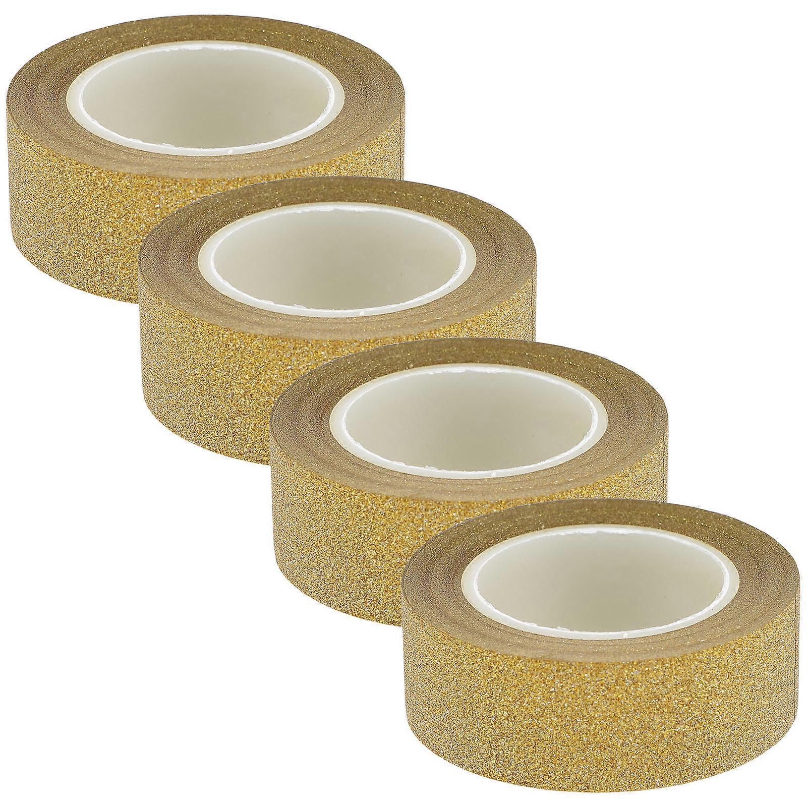 Thin Washi Tapes Paper 4x4cm Holiday Decorations 4 Rolls