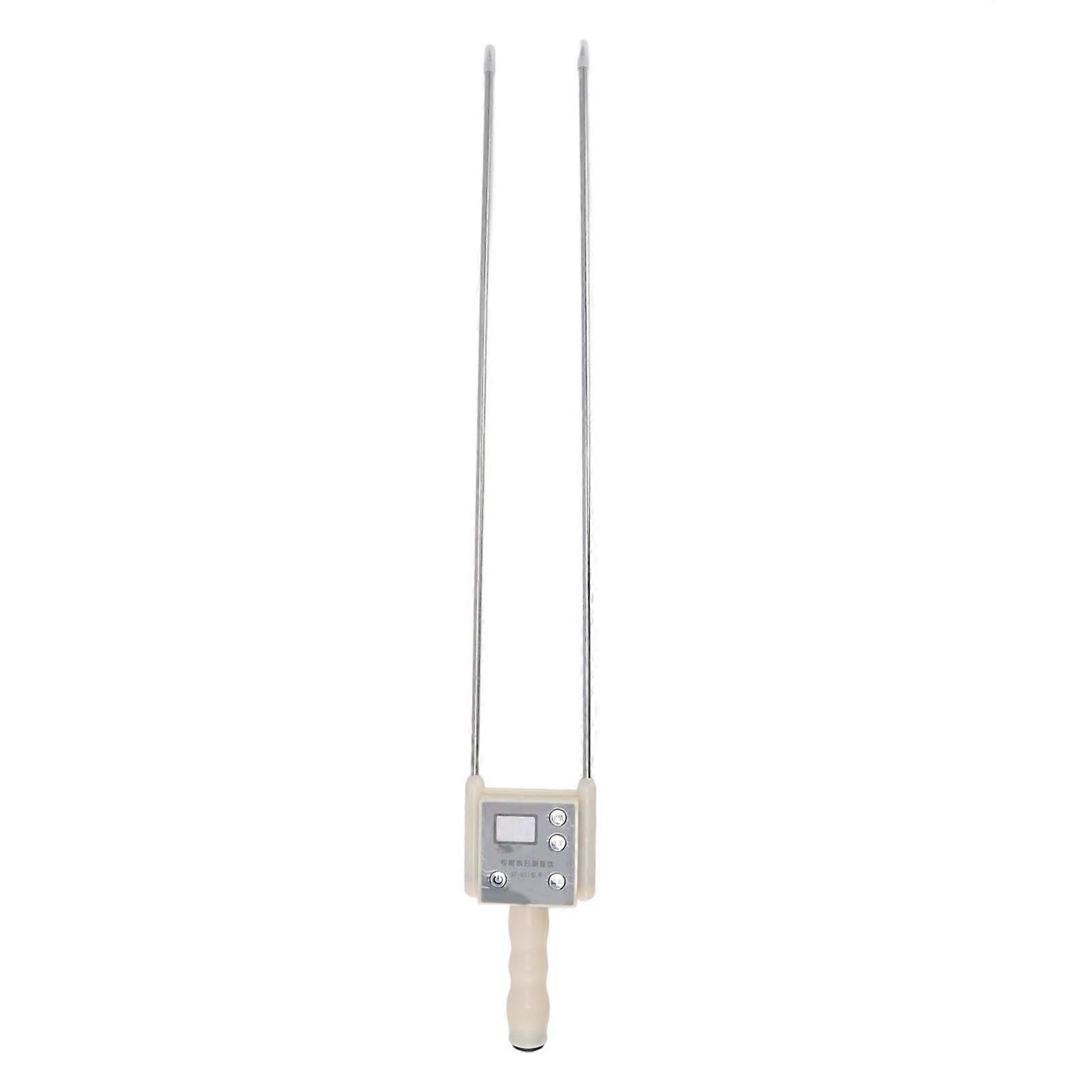 Grain Moisture Meter Rapid Measurement LED High Definition Display Dual Steel Needle Grass Straw Moisture Detector S
