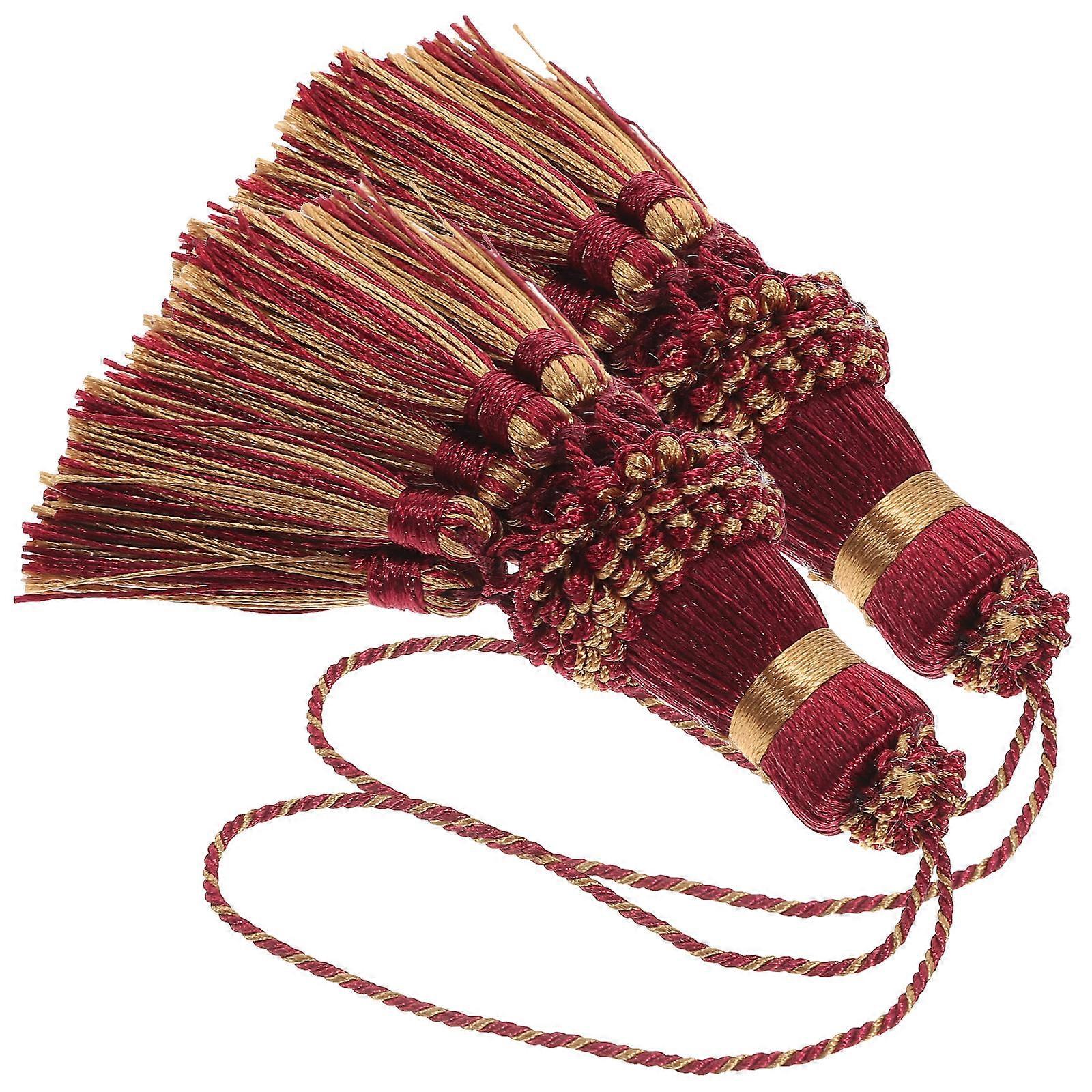 Elegant Polyester Tassels for Curtains, Versatile Decorative Accessories