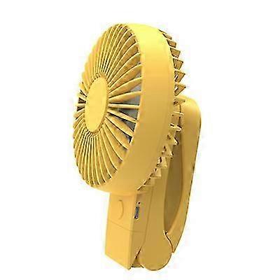 Portable Clip-On Fan, Mini Desk Fan - Foldable USB Fan with 3 Speeds, 360-Degree Rotation
