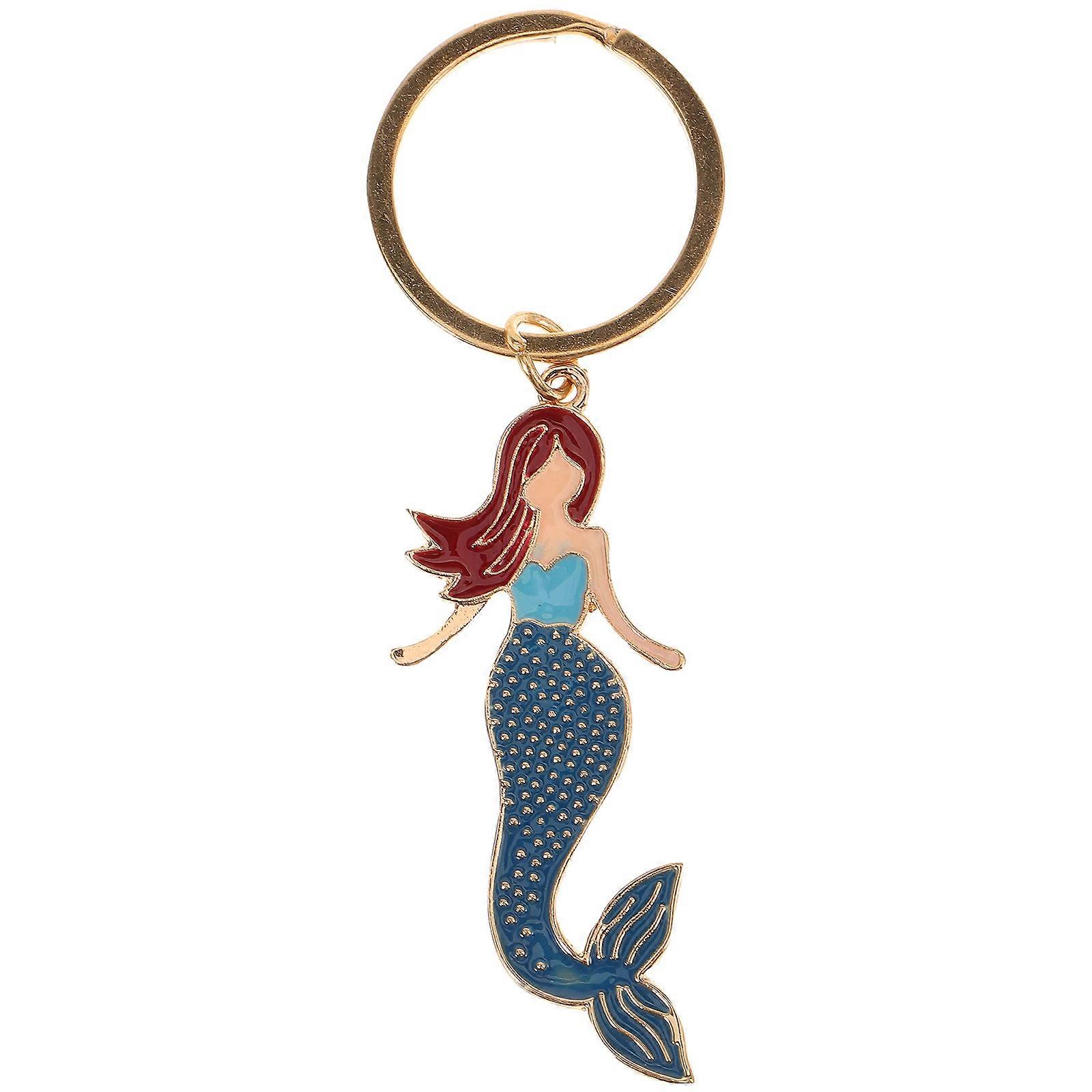 Girl Keychain Modern Design Multi Ring Creative Accessory 1Pack