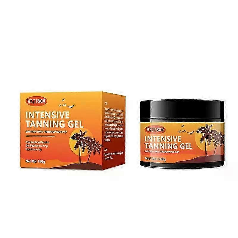 Intensive Tanning Gel, Tan Accelerator CreamFaster & Longer-lasting Tanning with Premium Natural Ingredients - Keeps Your Skin Smooth, Moisturized, an