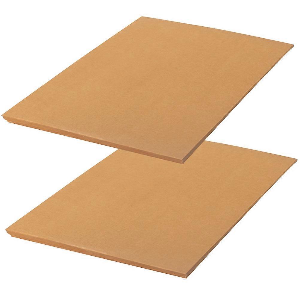 Grill Baking Sheets Food Wrapping Brown Rectangle For Barbecue 20x20cm 100Sheets
