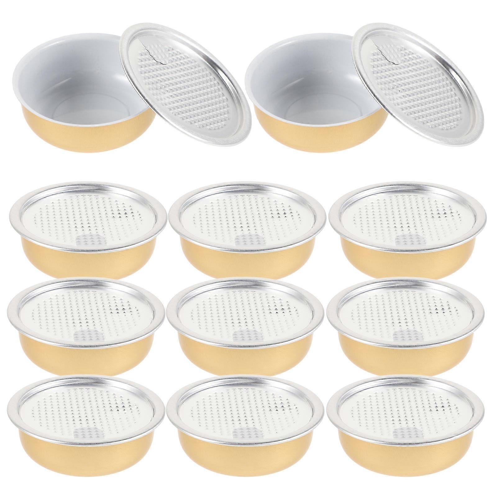 12 Pack High Temp Aluminum Food Cans with Lids – Reusable Storage Containers for Snacks, Treats & Desserts, Freshness & Convenience