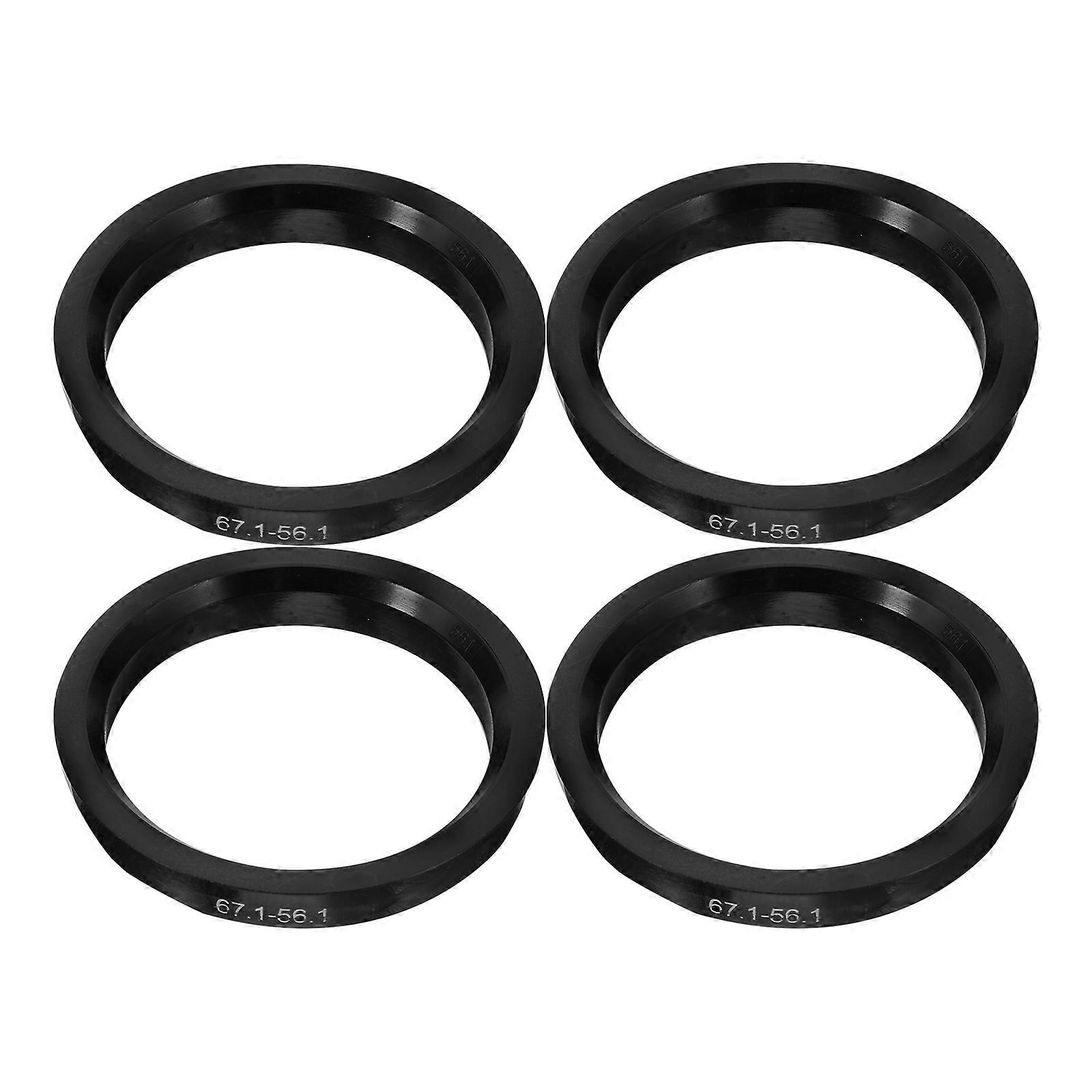 Hub Centric Rings Car Wheel Hub Rings for Vehicle Use 4Pcs Plastic Adapter