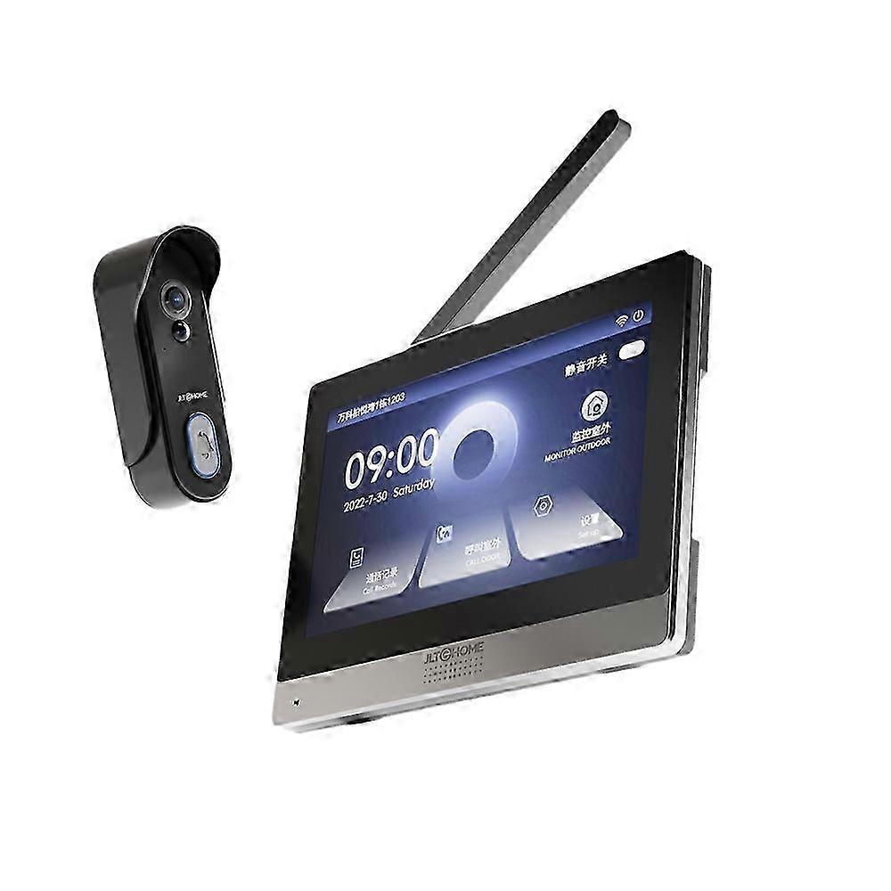 WLAN Video Wireless Doorbell with Camera Door Intercom 1080P Touch Screen