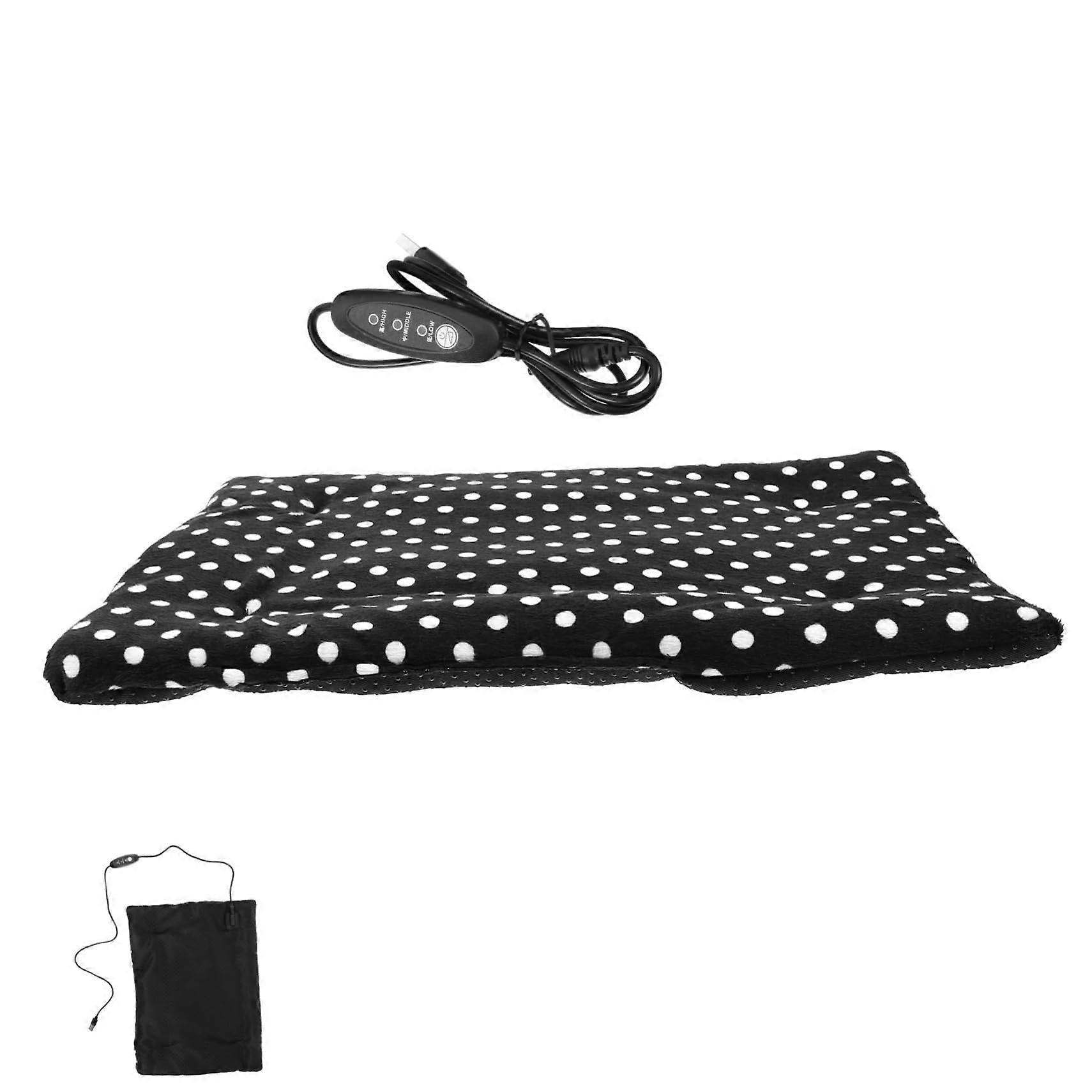 Self-Heating Pet Blanket for Cats - Adjustable Temperature Heating Mat, Soft Indoor Winter Warmth, Cozy Design