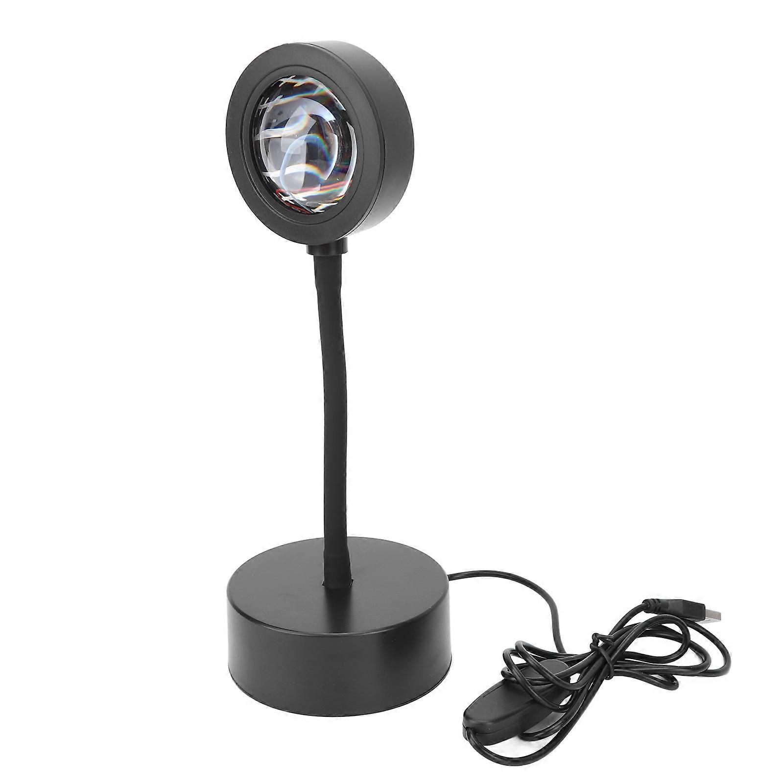 Sunset Lamp Night Light Color Changing Sunset Projection Lamp with 10 Gears for Photography