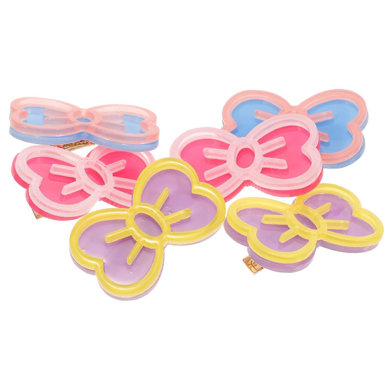 Here's a polished and professional product description based on your input:
**6pcs Bow Hair Clips – Durable & Stylish Hair Accessories with Chic