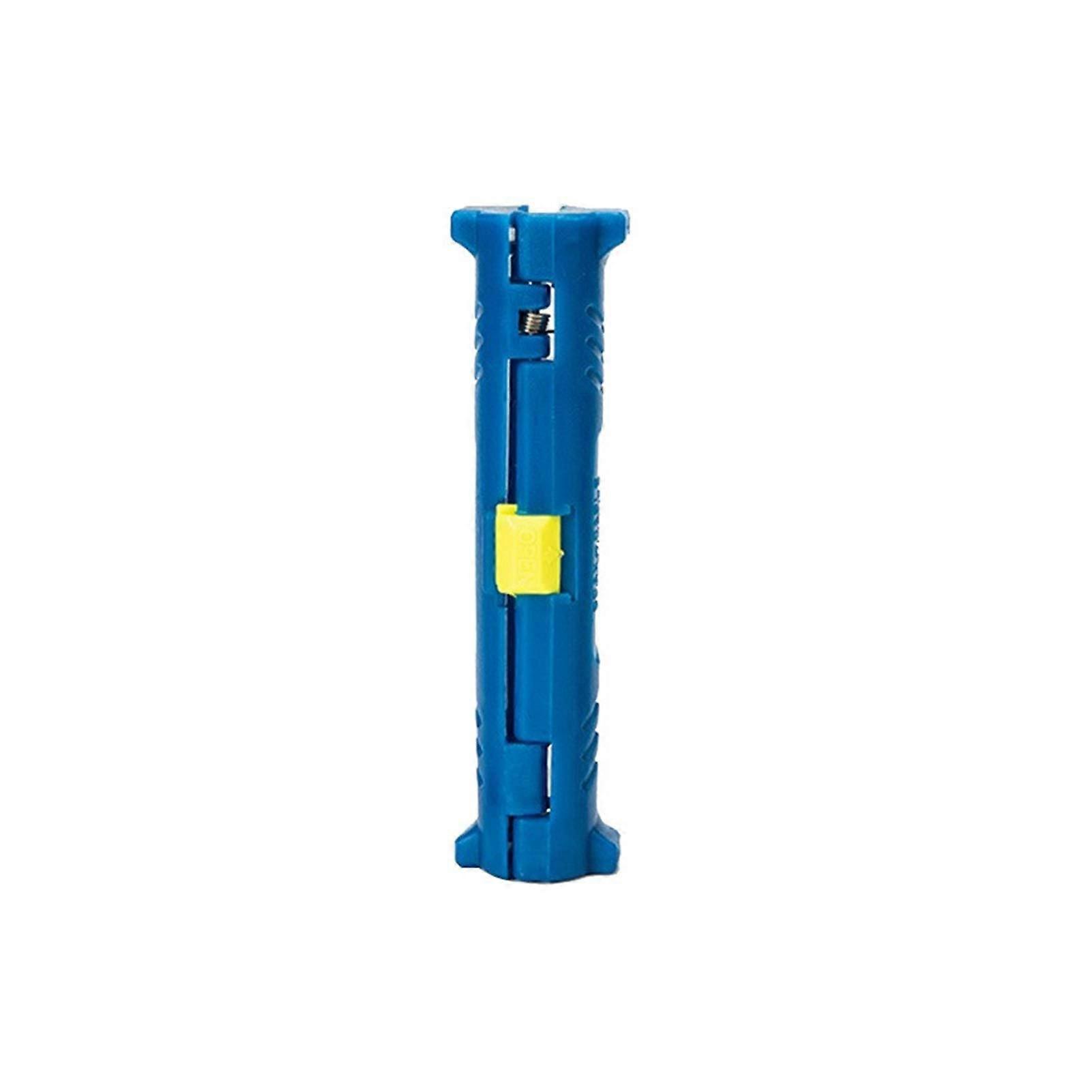 Expansion Bolt MultiColor OEM Cable Stripper Tool Coaxial Cable Stripper Wire Stripper Knife (Color: Blue)