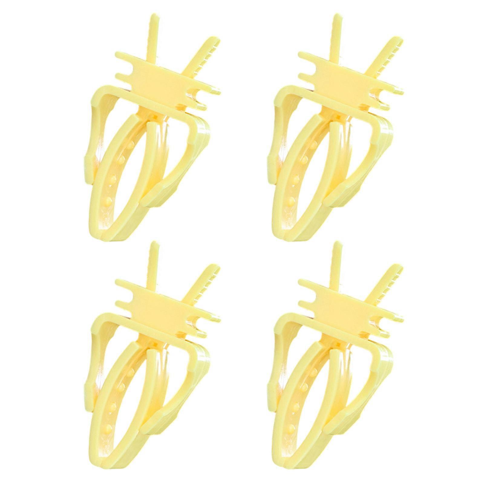 תוכי מזון קליפ כלוב הר תוסס צבע לעיסה הוכחה כלי האכלה פירות ירקות קליפים עבור חיית מחמד קטנה צהוב