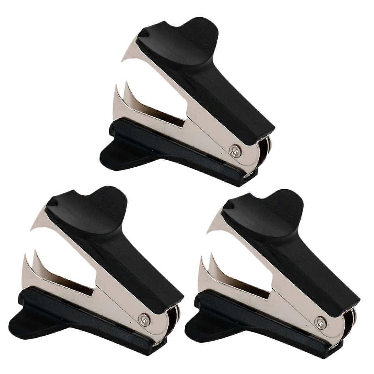 3Piece Desktop Staple Remover Universal Tool for Easy Staple Removal for Office, School, and Home Use