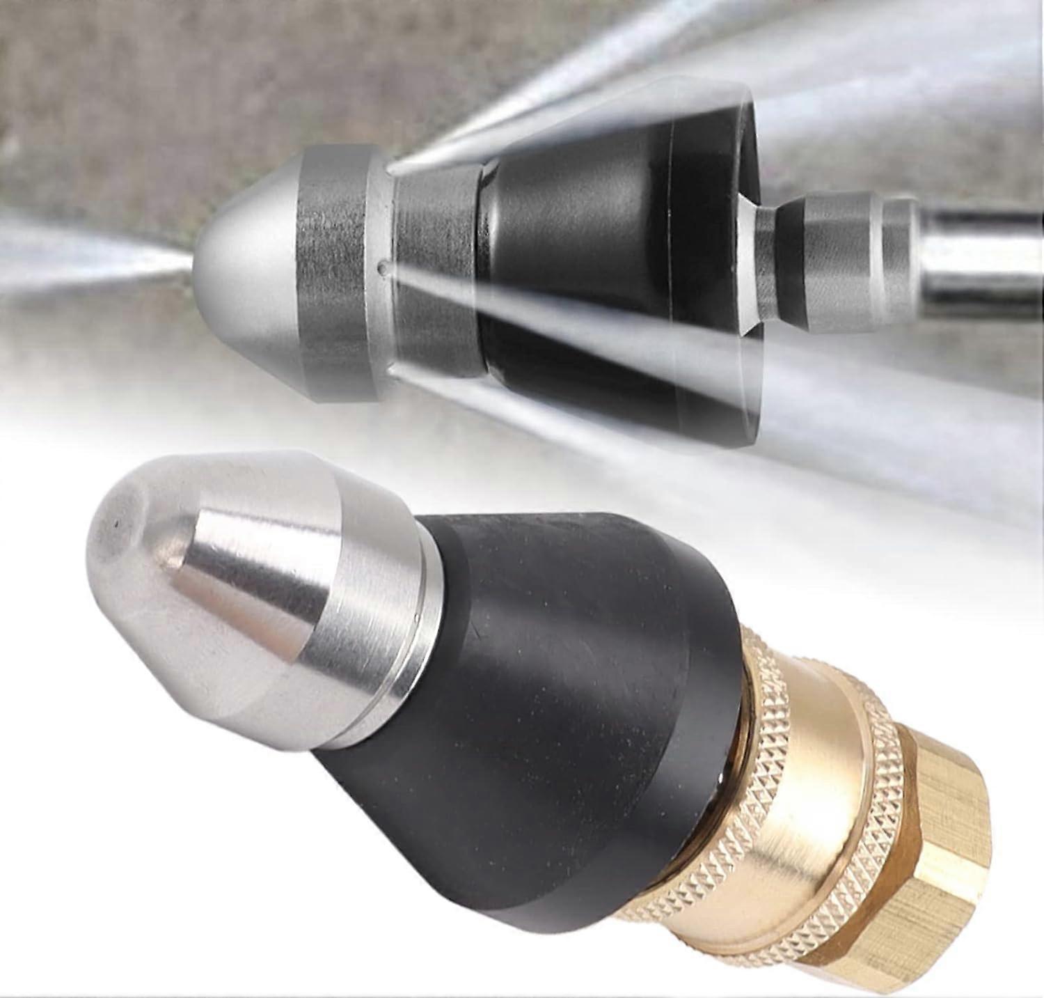 Sewer Cleaning Tool, Stainless Steel Nozzle, Sewer Pipe Dredging