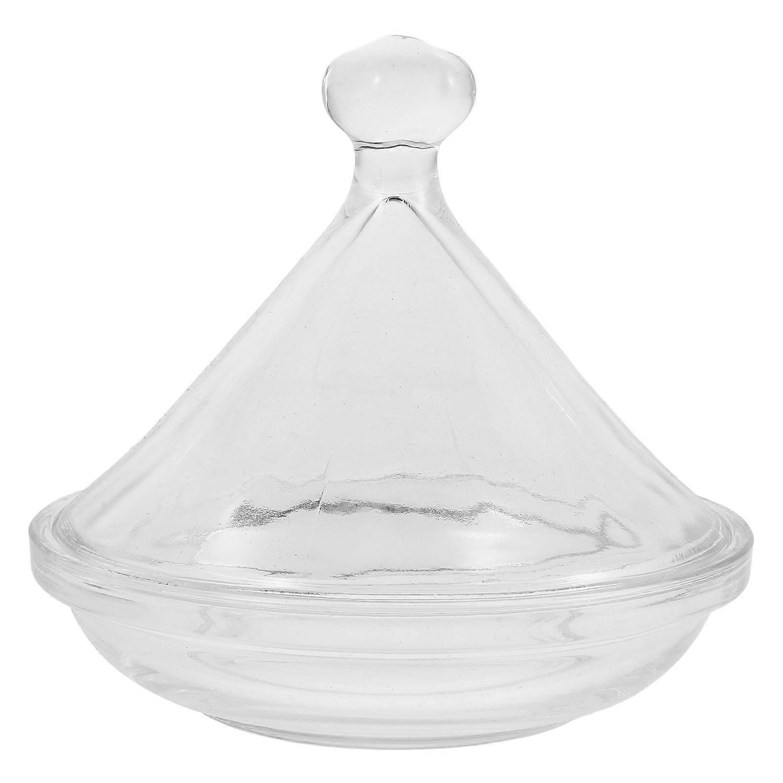 Glass Dessert Bowl with Lid – Versatile Snack Cup, Freshness Jar, and Decorative Candy Container for Kitchen, Office, or Party Use – Elegant Display