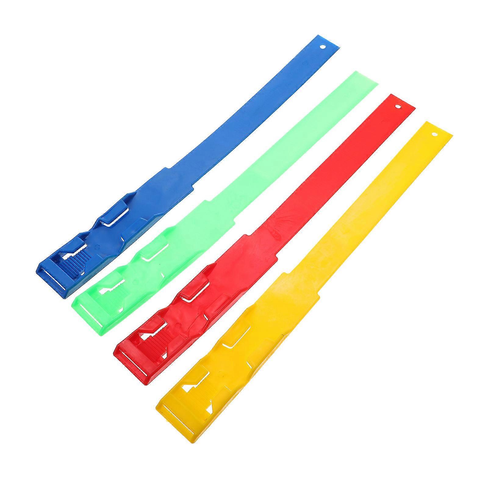 Colorful Leg Bands for Cattle and Poultry Durable, Lightweight Identification Straps with Clip Buckles for Easy Animal Management