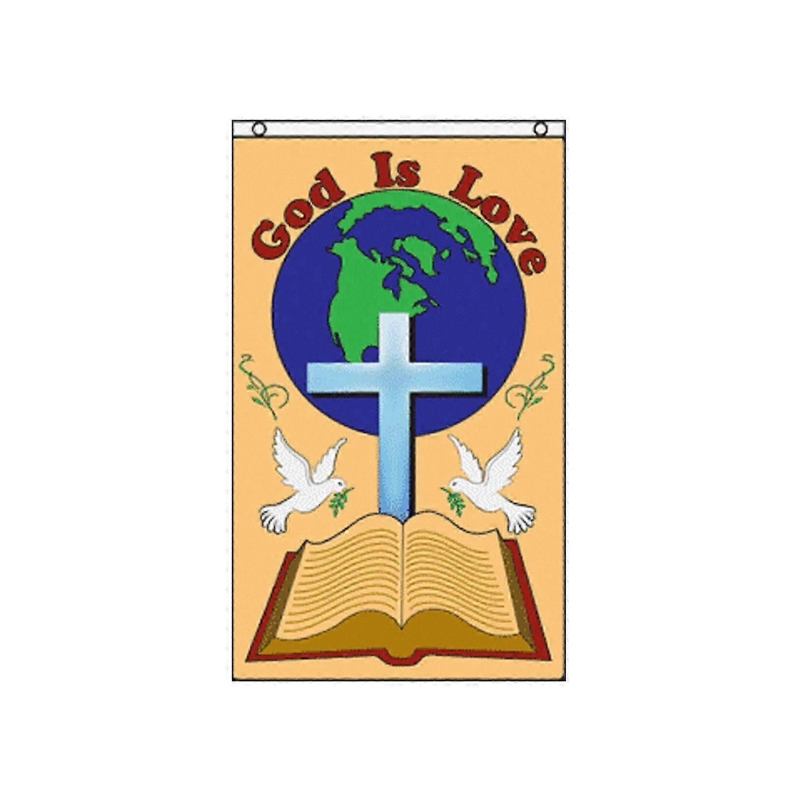 السلام على الأرض حمامة العلم ، السلام والحب السلام على الأرض ، علم البيت ، حديقة الحديقة في الهواء الطلق لافتة الديكور (3 * 5 قدم)