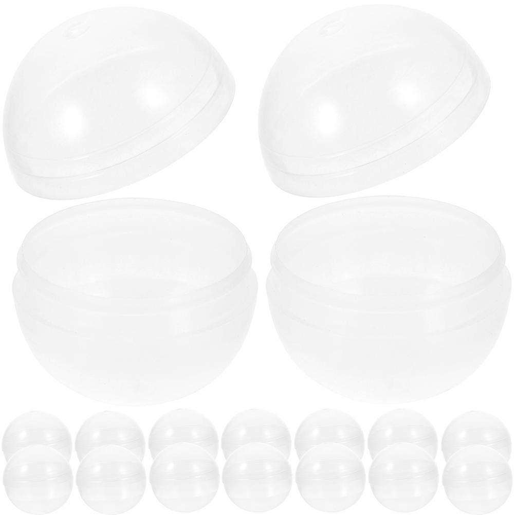20Pcs Claw Machine Toy Storage Display Balls Transparent Fillable Round Clear Balls