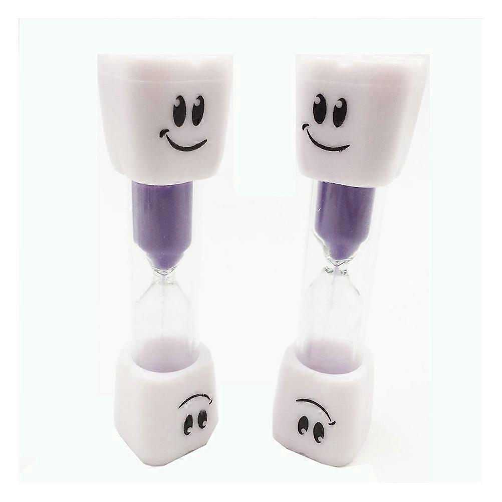 Child Hourglass Simple Glass Plastic Sand Timer Exercise Timer Cooking Games 3 Minutes 1Set