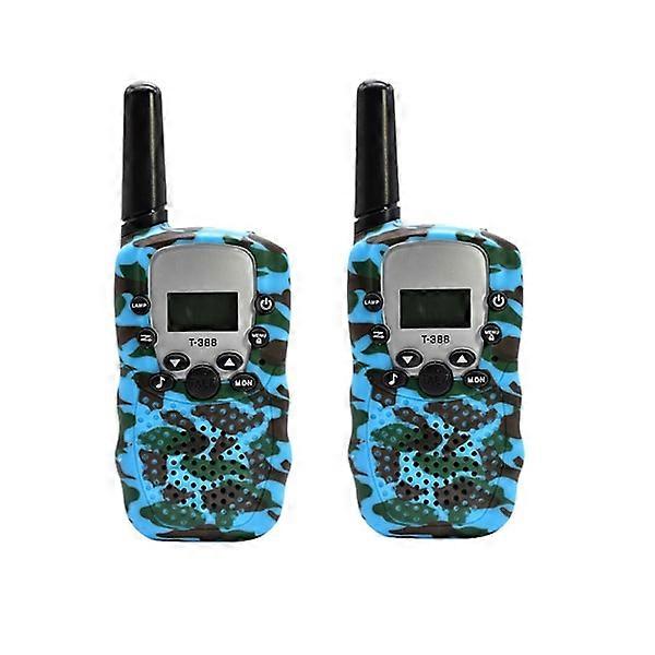 Kids walkie talkies, 2-way radio with backlit LCD flashlight, 3-mile range for outdoor adventures.