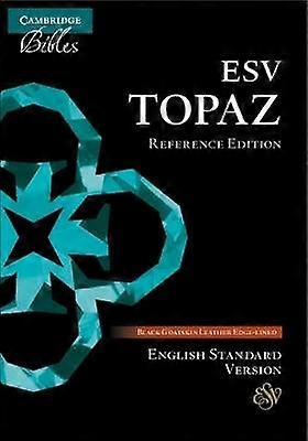 ESV Topaz Reference Edition Black Goatskin Leather ES676:XRL