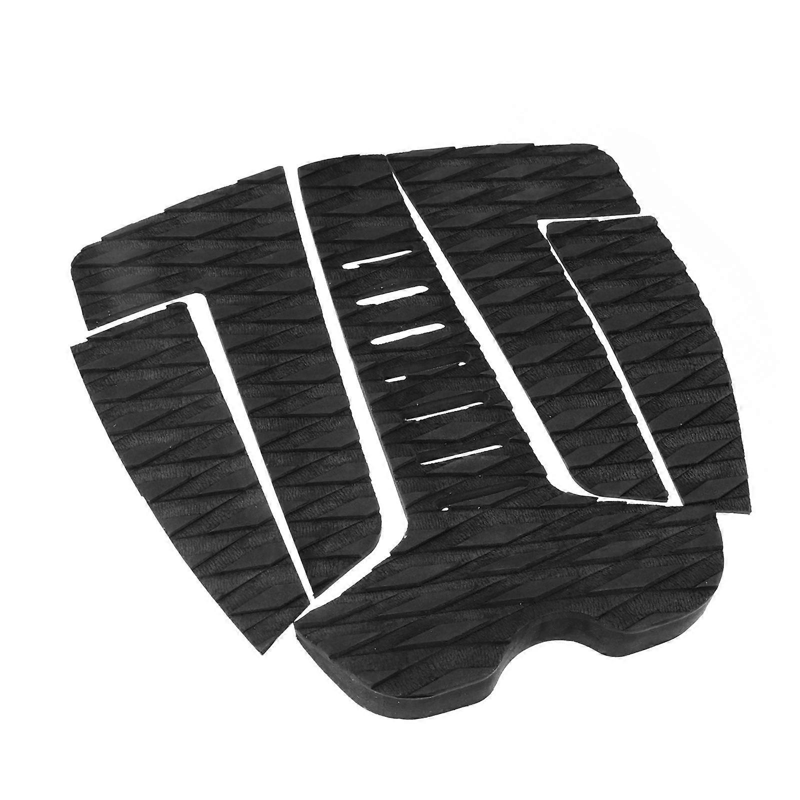Black EVA Surfboard Antislip Pads Set of 5pcs for All Surfboards Lightweight and Durable 1 Set