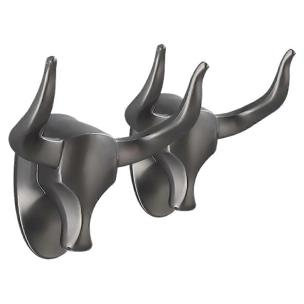 أنيقة فنية الجدار هوك 2 قطعة البناء المعدني لتعليق حقائب الظهر المناشف في مدخل حجم 9.50X7.00X6.80CM