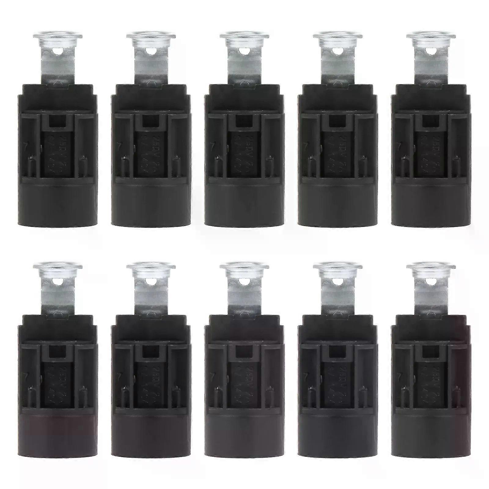 10 Pcs High Quality Plastic E14 Lamp Holder Socket Light Base Candelabra Bulb Holder Lighting Accessory For Crystal Lamp