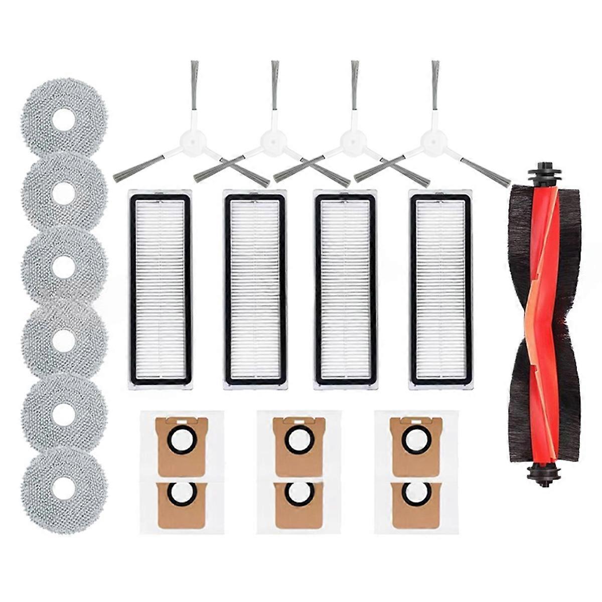 For Robot Vacuum X20 Plus/ X20+/X10+ / X10 Plus Spare Parts Accessories Main Side Brush Mop Cloth D