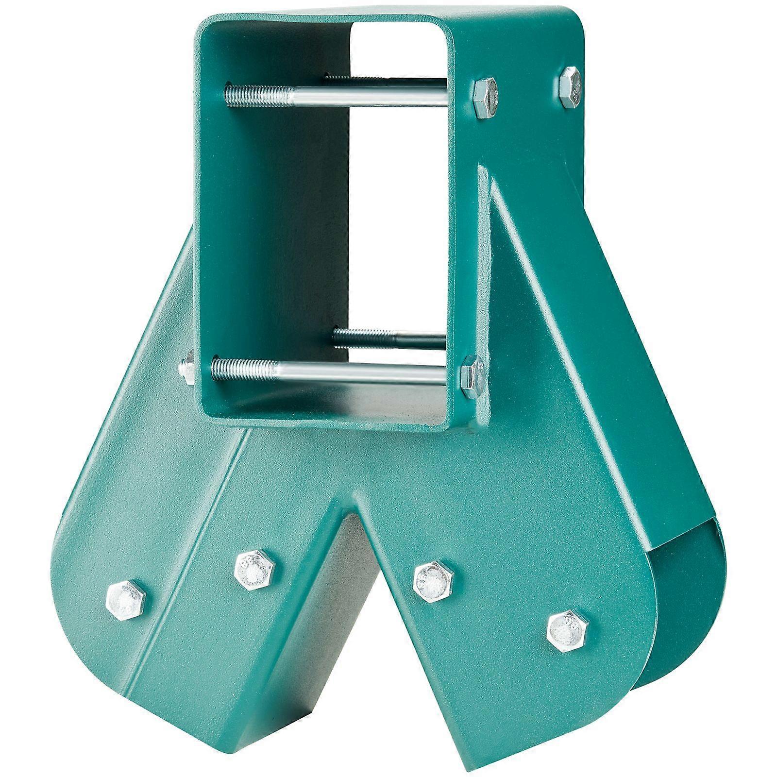 A-Frame Middle Swing Set Brackets, with Mounting Hardware, DIY Swing Set Bracket Swing Set Kit for 4x4 Legs & 4x6 Beam, Green