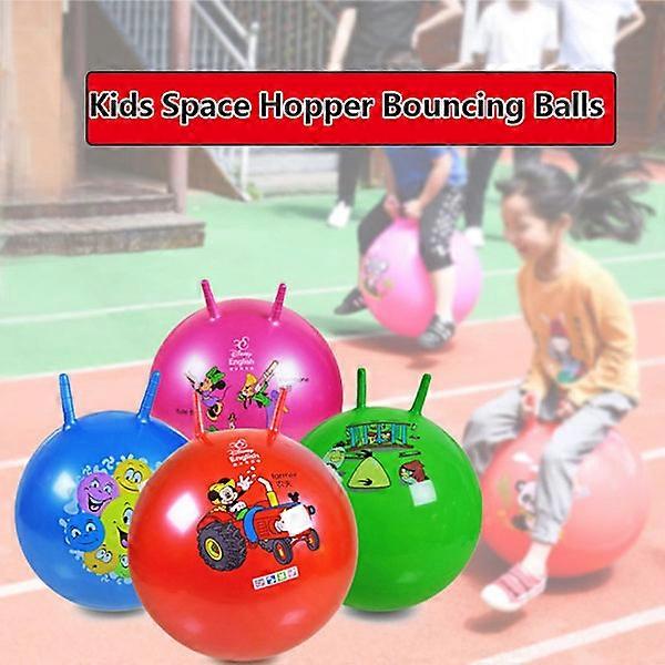 1 Stück PVC Space Hopper Bouncing Ball Zufällige Farbe