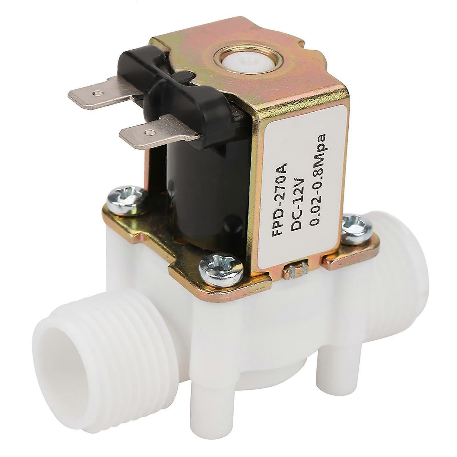 12V 1/2 Inch NC Solenoid Valve for Water Release