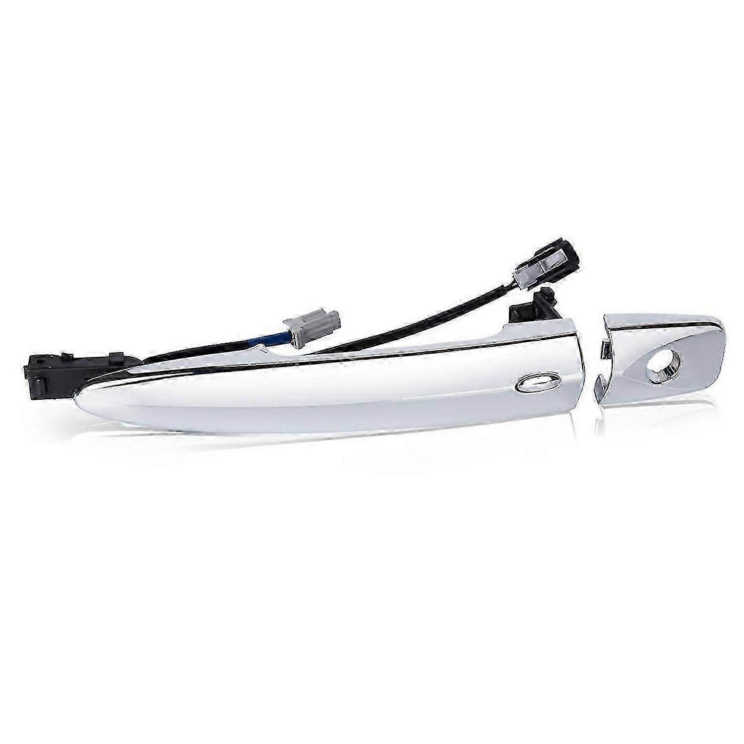 Left Front Door Handle with Smart Keyless Entry for Nissan Leaf Maxima Sentra 2009-2018 Models 80645-1AA0A External Replacement Part