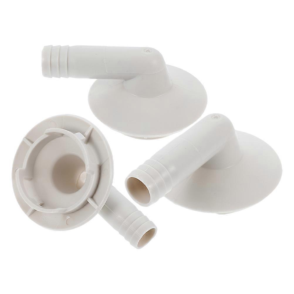 3pcs Drain Hose Connector Elbow Fitting for Gree Air Conditioners – Condensate Drainage, Water Accumulation Prevention