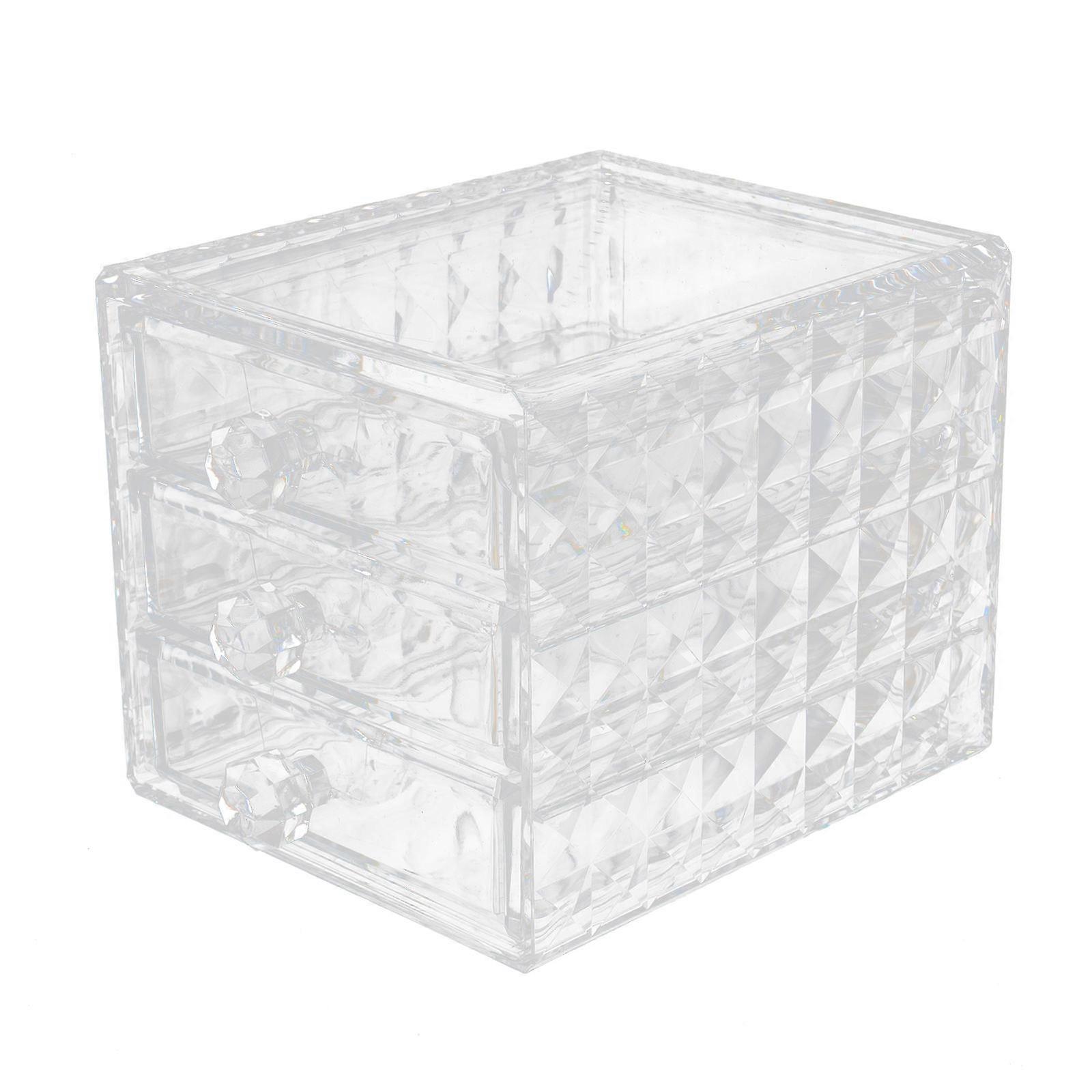 Acrylic Cosmetic Box Drawer-Type for Home Use with Transparent Design